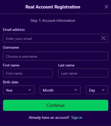 paradise8 casino registration