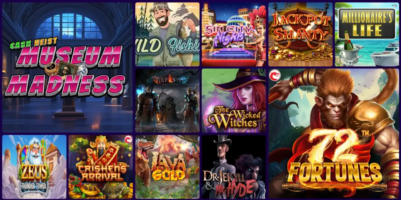 Games at Paradise8 Casino