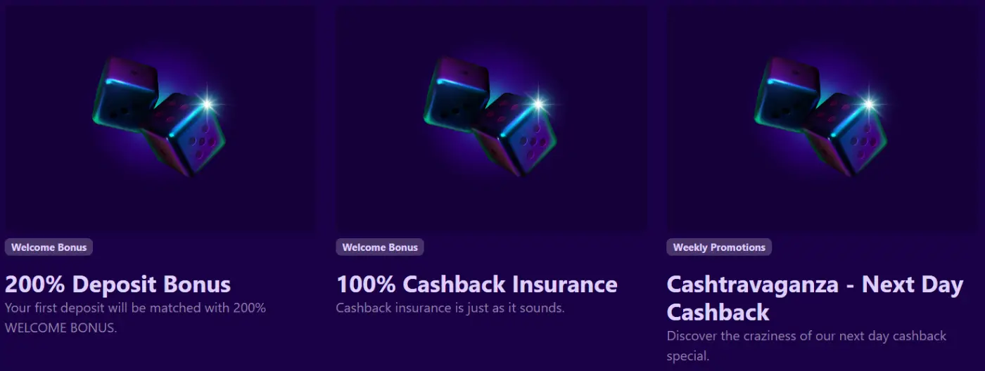 Paradise8 Casino bonuses